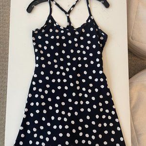Black and White Outdoor Voice Exercise Dress